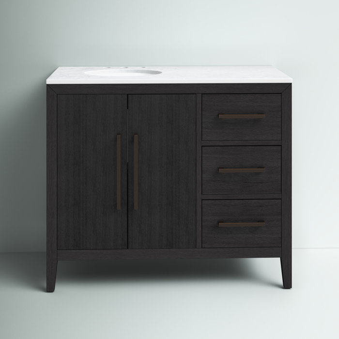 Mercury Row® Alsup 42'' Free Standing Single Bathroom Vanity with Top